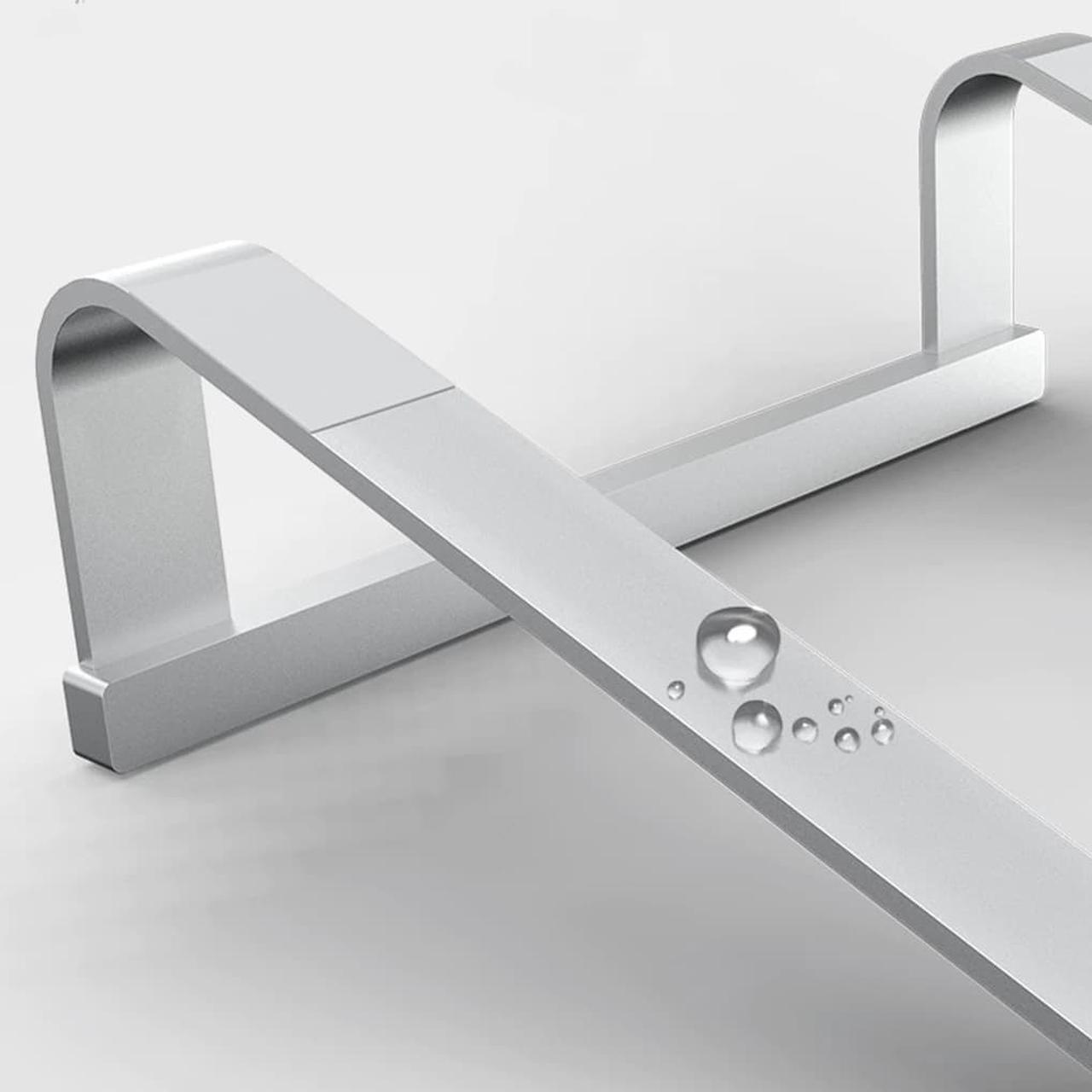 Alt view image 3 of 6 - 11-17 inch Portable Aluminum Alloy Notebook Support Holder Folding Laptop Stand For Macbook Pro Non slip Cooling Bracket