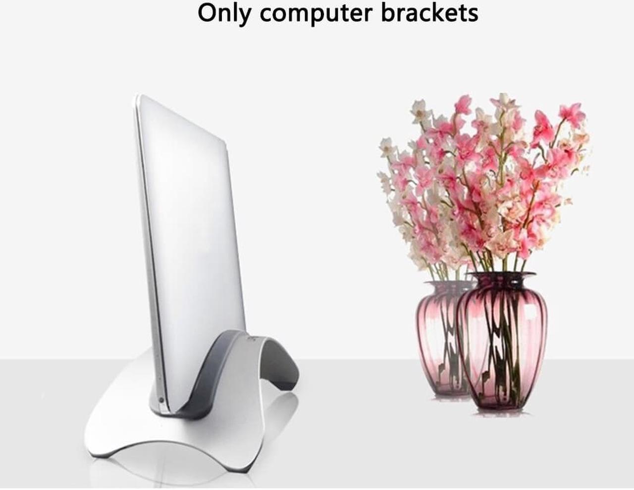 Alt view image 3 of 6 - Erected Holder Space Saving Desktop Storage Rack Aluminum Alloy Mount Laptop Stand Vertical Portable Base For Macbook Pro Air