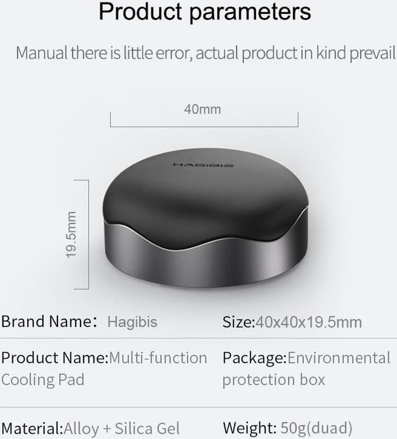 Alt view image 5 of 6 - Hagibis Laptop Stand Magnetic Portable Cooling Pad For MacBook Laptop Cool Ball Heat Dissipation Skidproof Pad Cooler Stand