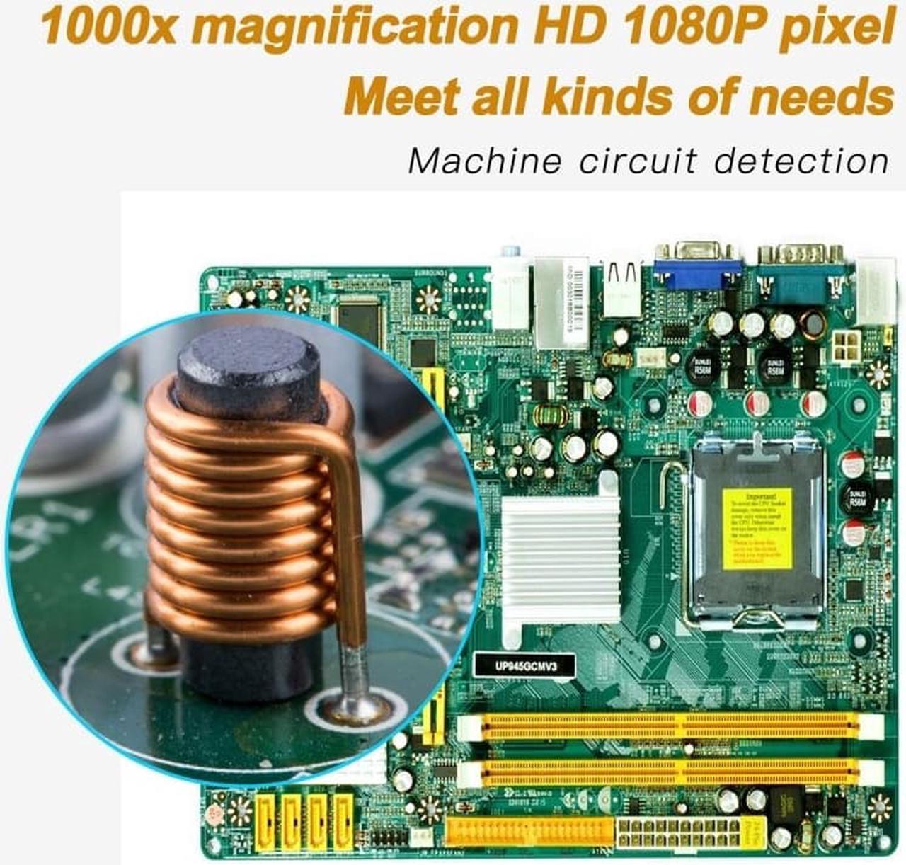 Alt view image 6 of 6 - 50 1000X Mobile Phone Microscope Camera 3in1 USB Type C MicroUSB for Android Phone Windows PC Computer Laptop with Stand