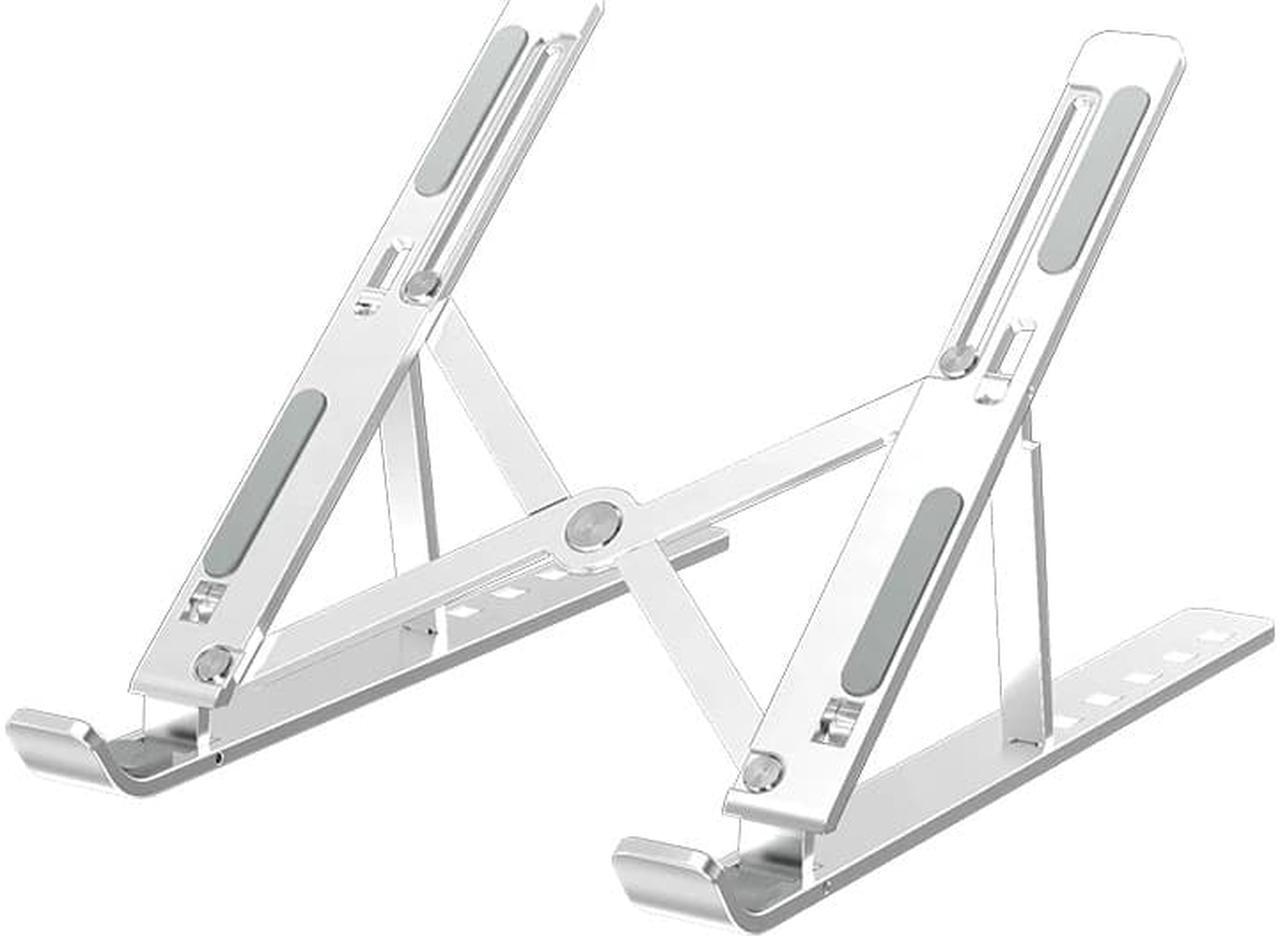 Main image of Ergonomic laptop stand Height Angle Adjustable Portable Foldable Aluminum alloy Computer Notebook Mount
