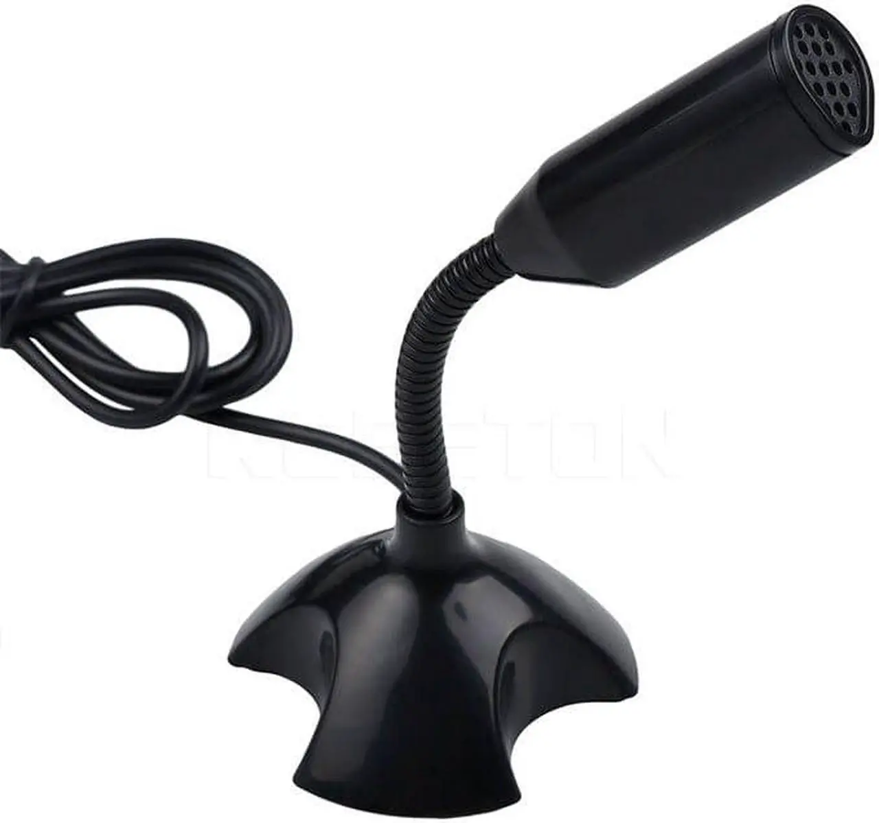 Alt view image 5 of 5 - Hot Adjustable USB Laptop Microphone Mini Studio Speech Microphone Stand Mic With Holder for Desktop PC