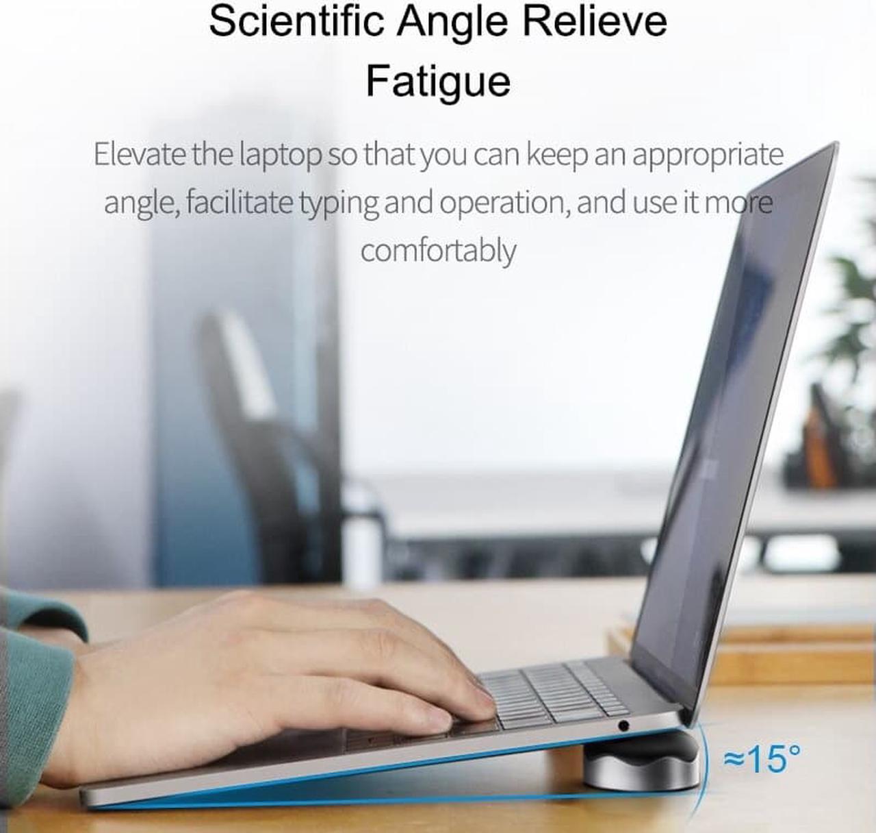 Alt view image 2 of 6 - Hagibis Laptop Stand Magnetic Portable Cooling Pad For MacBook Laptop Cool Ball Heat Dissipation Skidproof Pad Cooler Stand