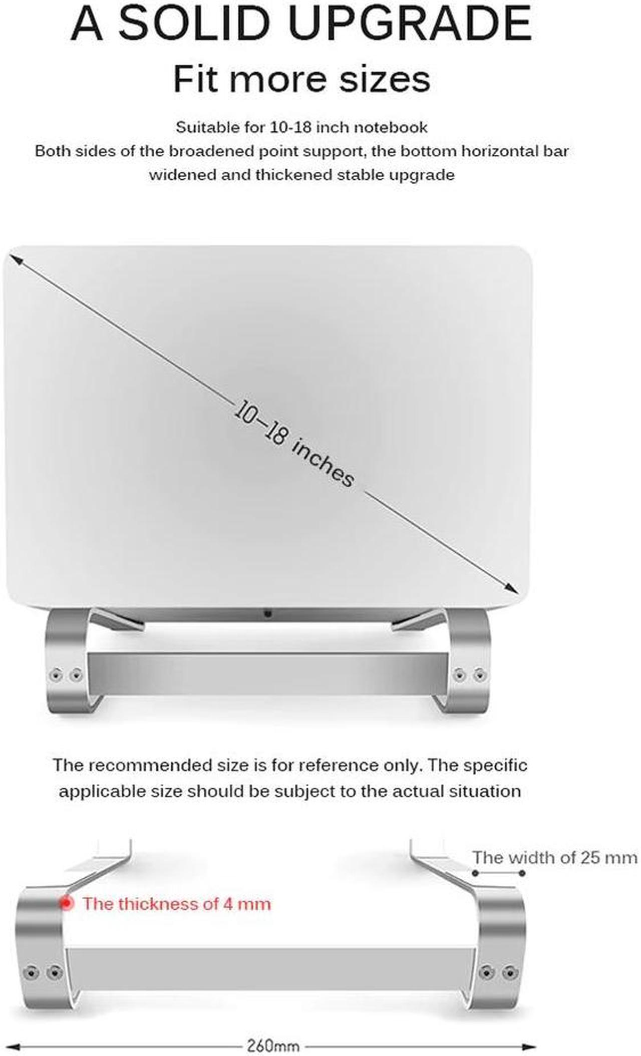 Alt view image 6 of 6 - Adjustable Notebook Stand Portable Laptop Holder Foldable Laptop Stand Tablet Stand Computer Support For MacBook Air Pro ipad