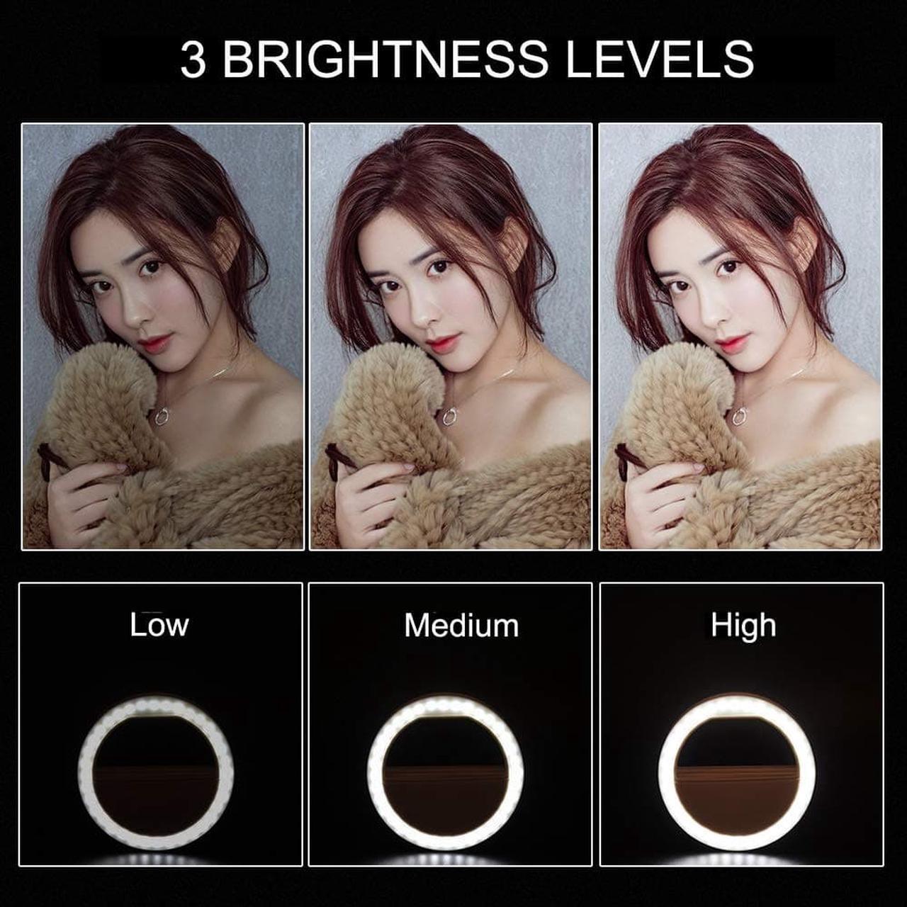Alt view image 5 of 6 - Portable Selfie Flash Led Camera Photography Ring Light Laptop Stand for Macbook Air Pro Notebook Holder Support Accessories