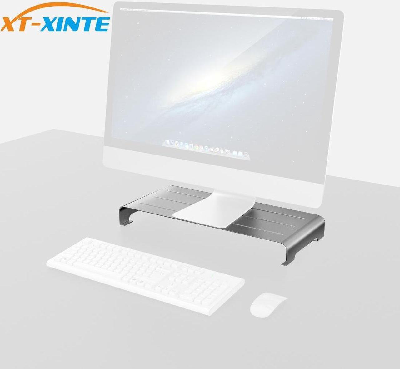 Main image of Aluminum Bracket Computer Monitor Stand Holder Display Screen Storage Rack Laptop Heindghtening Mount for Desktop Notebook