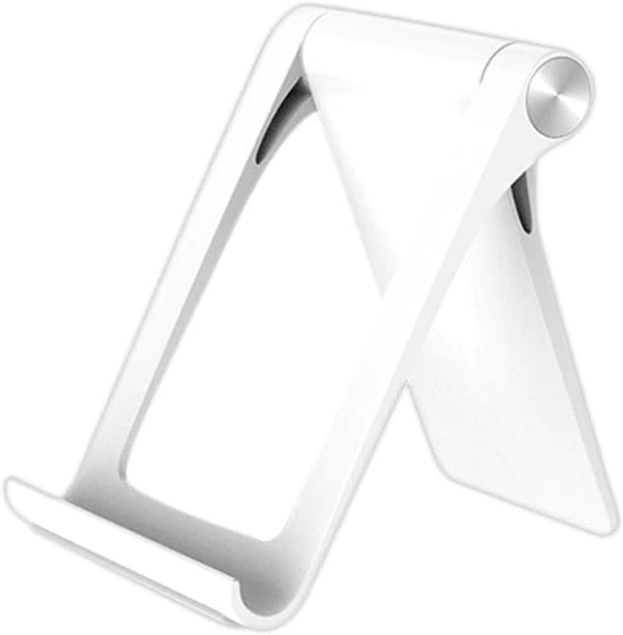 Main image of Tablet Stand For Ipad Samsung Universal Foldable Adjustable Mobile Phone Stand For Iphone 5 6 7 X White