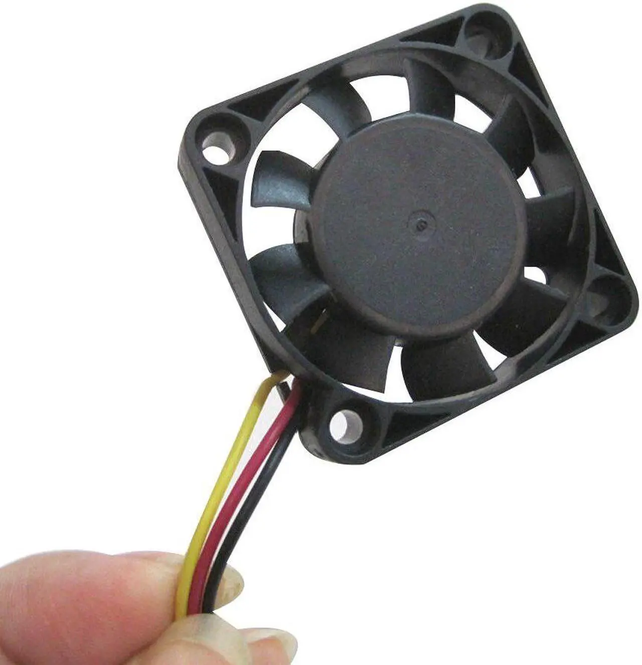 Alt view image 5 of 5 - 4x4cm 3Pin Head Detachable Cleaning Quiet Radiator Computer PC CPU Cooling Fan Computer Accessories
