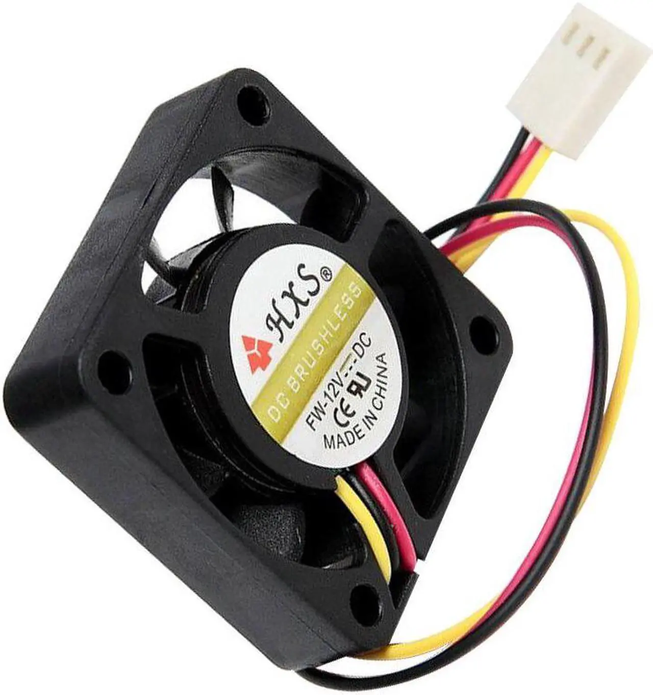 Alt view image 2 of 5 - 4x4cm 3Pin Head Detachable Cleaning Quiet Radiator Computer PC CPU Cooling Fan Computer Accessories