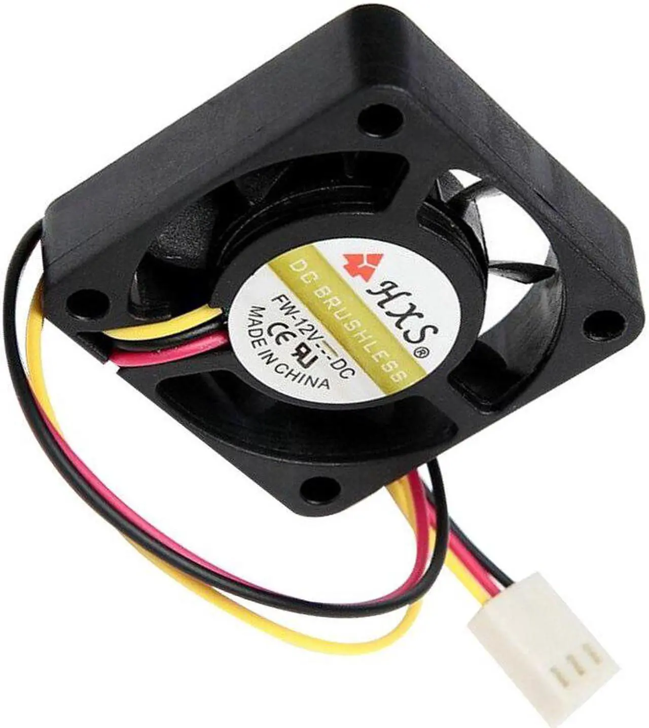 Alt view image 3 of 5 - 4x4cm 3Pin Head Detachable Cleaning Quiet Radiator Computer PC CPU Cooling Fan Computer Accessories