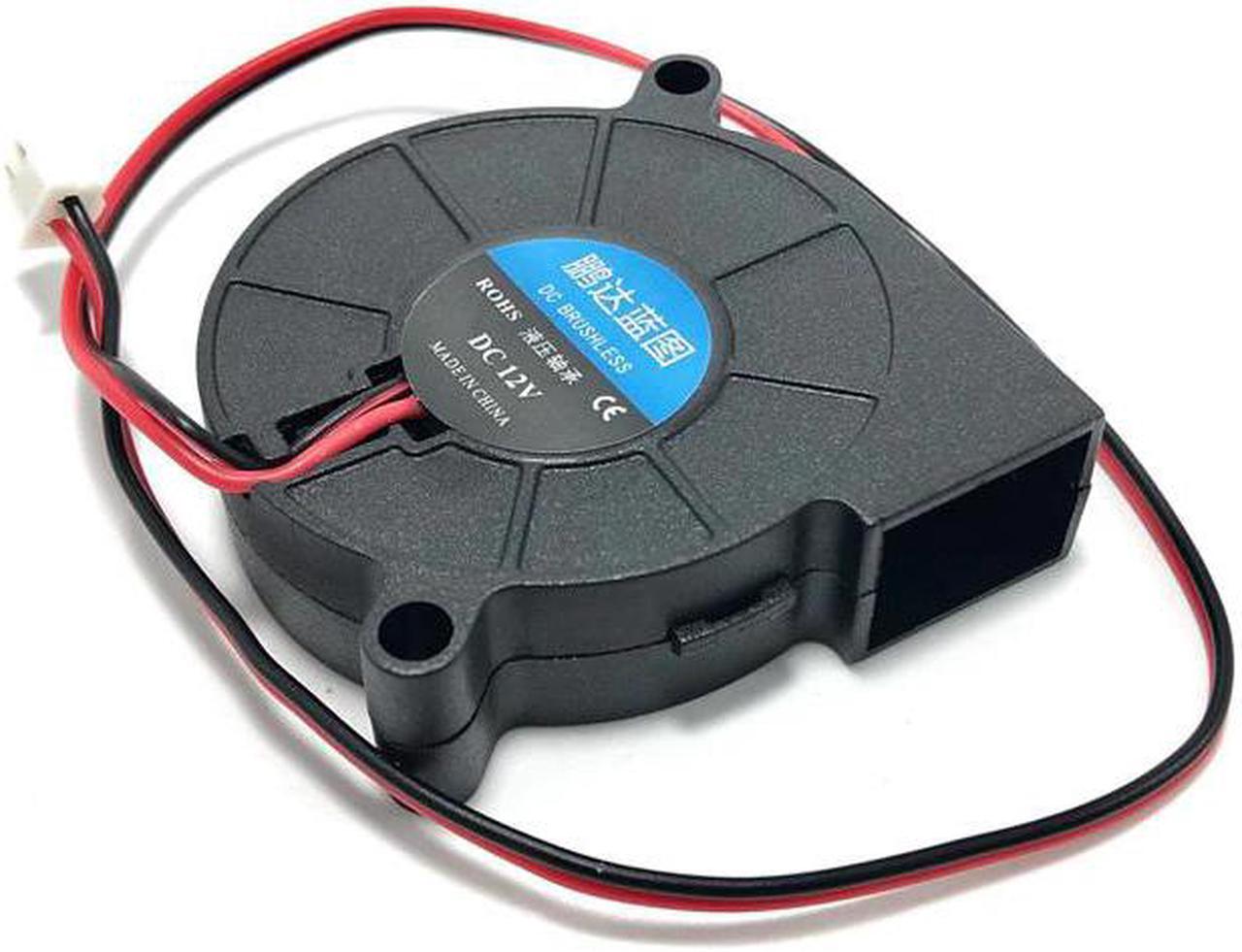 Alt view image 3 of 6 - 5015 5CM USB MINI blower fan 5V 12V 24V Silent 50x50x15 Fluid bearing 50mm DC brushless Radial Fan PC Computer Cooling Cooler