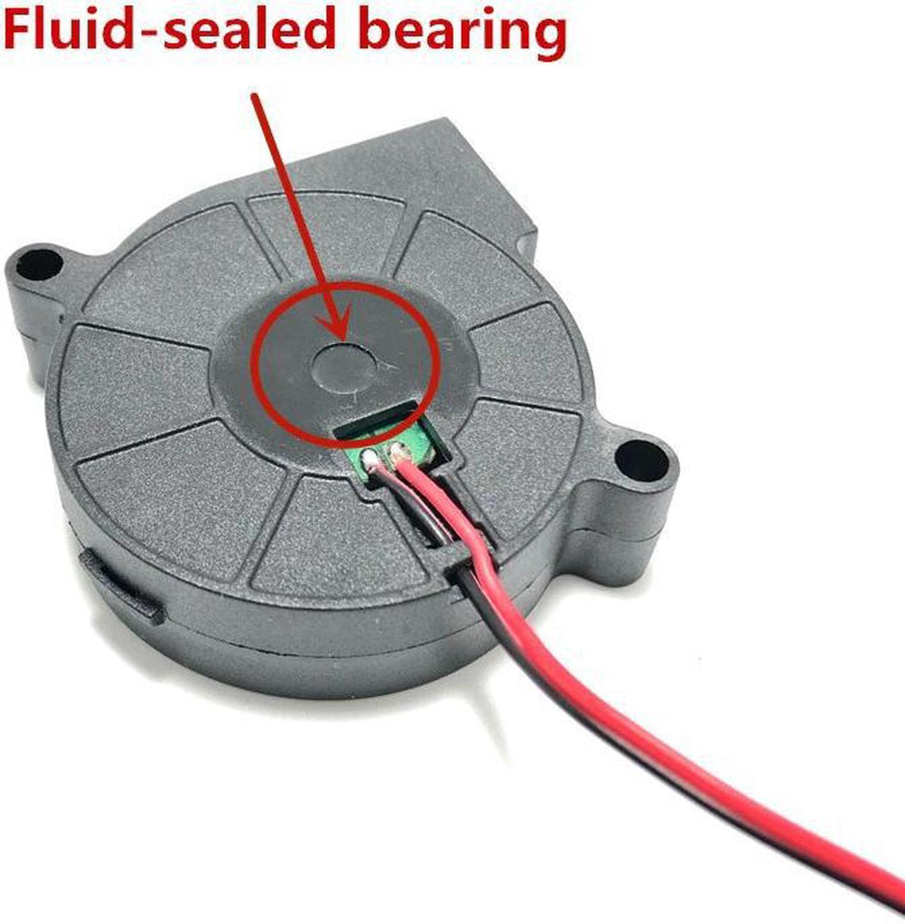 Alt view image 6 of 6 - 5015 5CM USB MINI blower fan 5V 12V 24V Silent 50x50x15 Fluid bearing 50mm DC brushless Radial Fan PC Computer Cooling Cooler