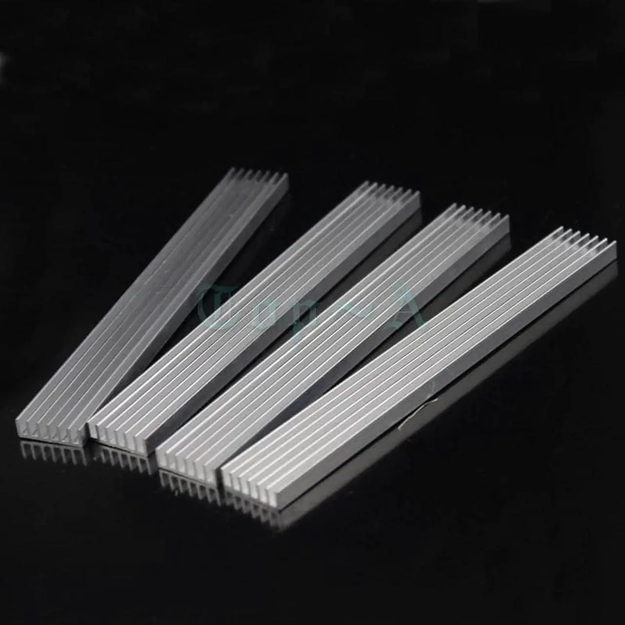 Alt view image 5 of 6 - 1piece 150x20x5mm Aluminum Heatsink Radiator Router Heat Sink Chip Electronic Products Cooling Fan 100mm x 20mm x 5mm