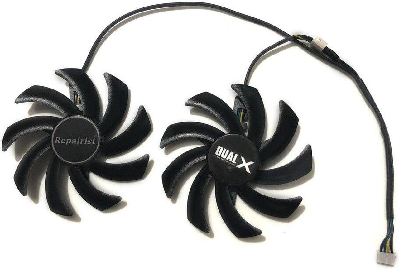 Alt view image 5 of 6 - 2pcs/lot FDC10H12S9 C 85mm Sapphire HD6850 HD6970 HD7870 2G HD7950 HD7970 Graphics Cooler VGA Card cooling fan