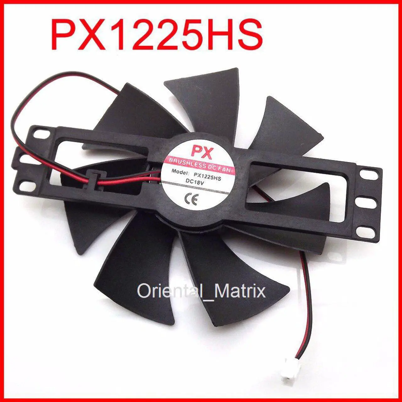 Main image of DC BRUSHLESS FAN PX1225HS 18V HX1225S Cooler Fan For Induction Cooker Cooling Fan 2Pin
