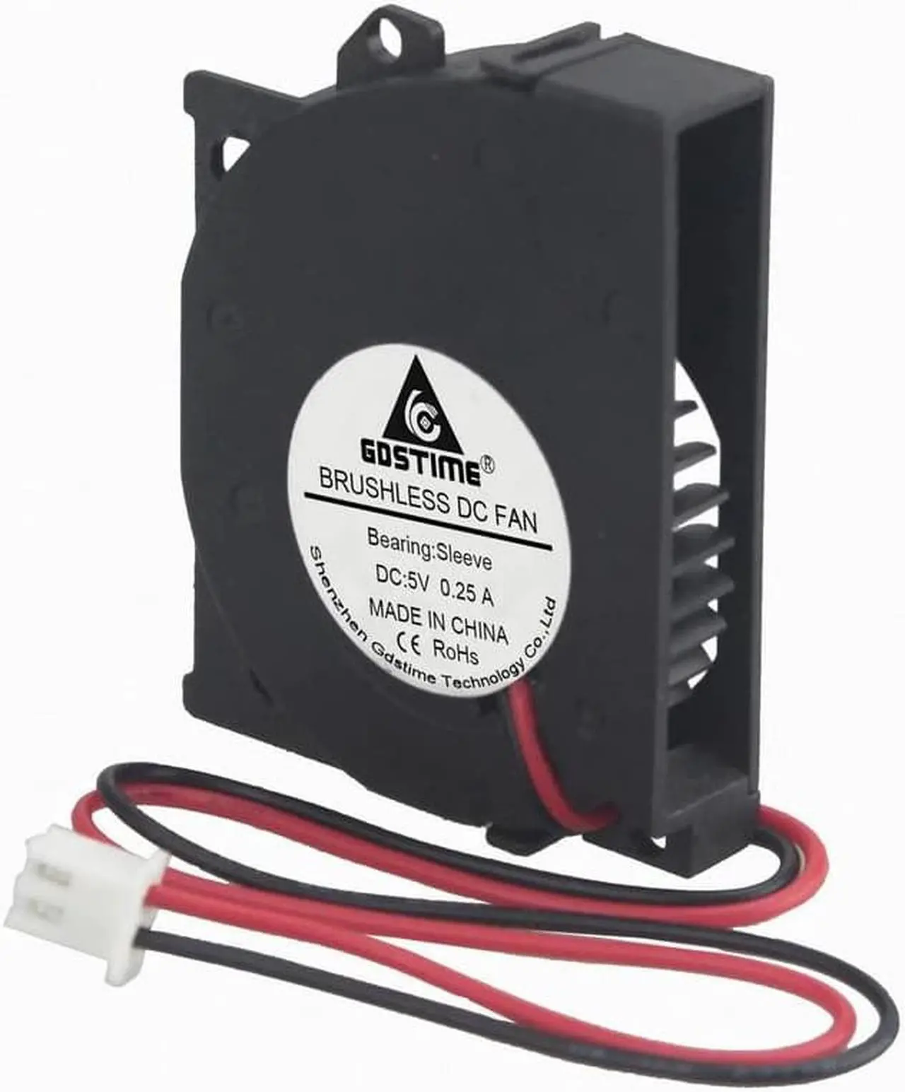 Alt view image 2 of 6 - 2 Pcs 5 Volts 2Pin Blower Turbo Fan 5V DC Centrifugal Cooling Fan 50mm x 40mmx 10mm 5010s PC Cooler 50*40*10mm 5cm
