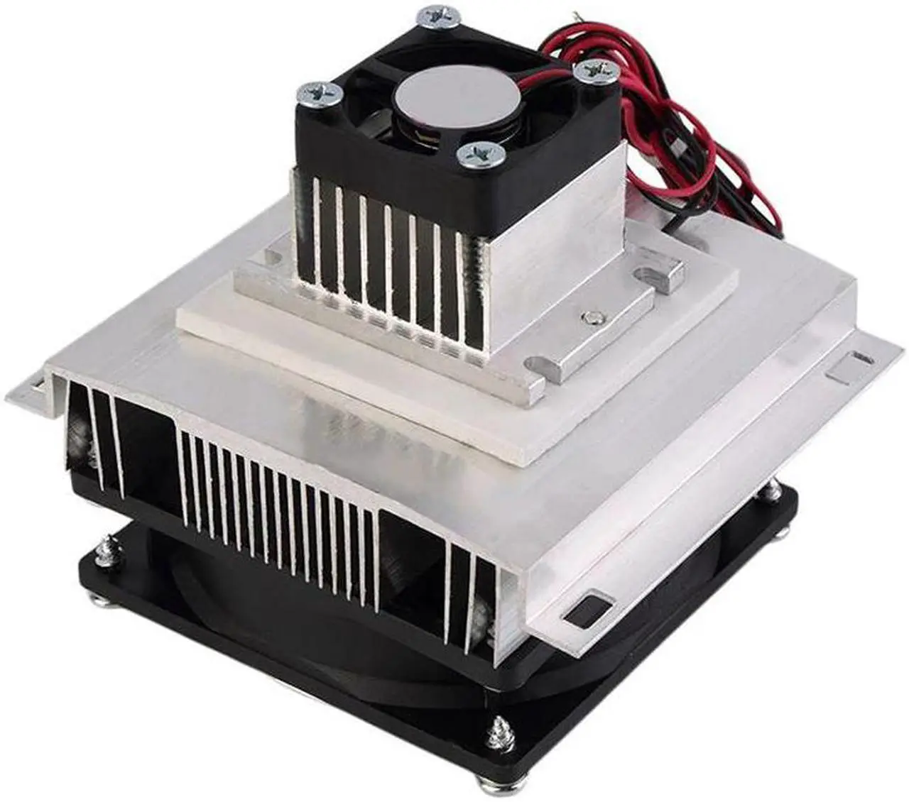 Alt view image 4 of 5 - Thermoelectric Peltier Refrigeration Cooling Cooler Fan System Heatsink Kit