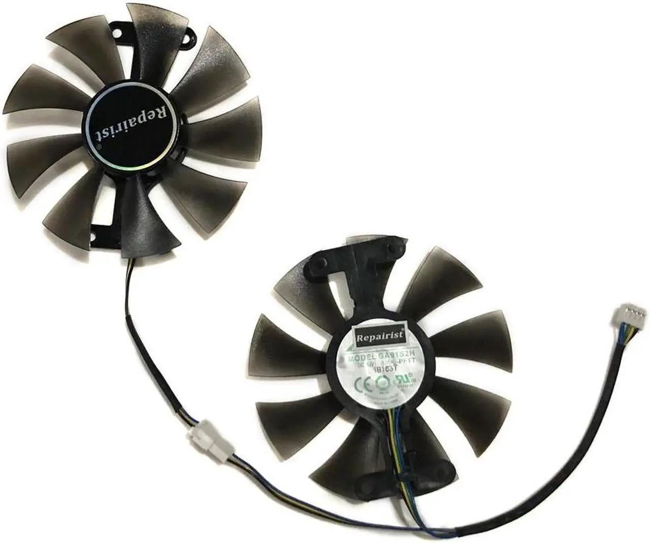 Alt view image 6 of 6 - 2pcs/set GA91S2H GeForce GTX 950 960 1050 1060 GPU Cooler Fan For ZOTAC GTX1050Ti X Gaming GTX760 2GD5 HB VGA Cards Cooling