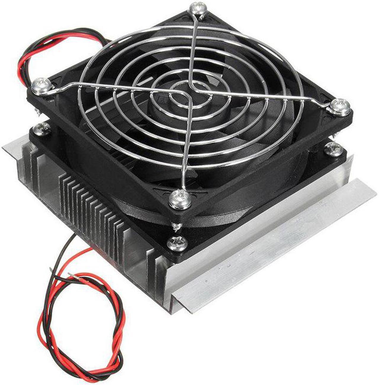 Alt view image 3 of 5 - Air Conditioner Cooling System DIY Kit Thermoelectric Peltier Cooler Refrigeration DC 12V Semiconductor