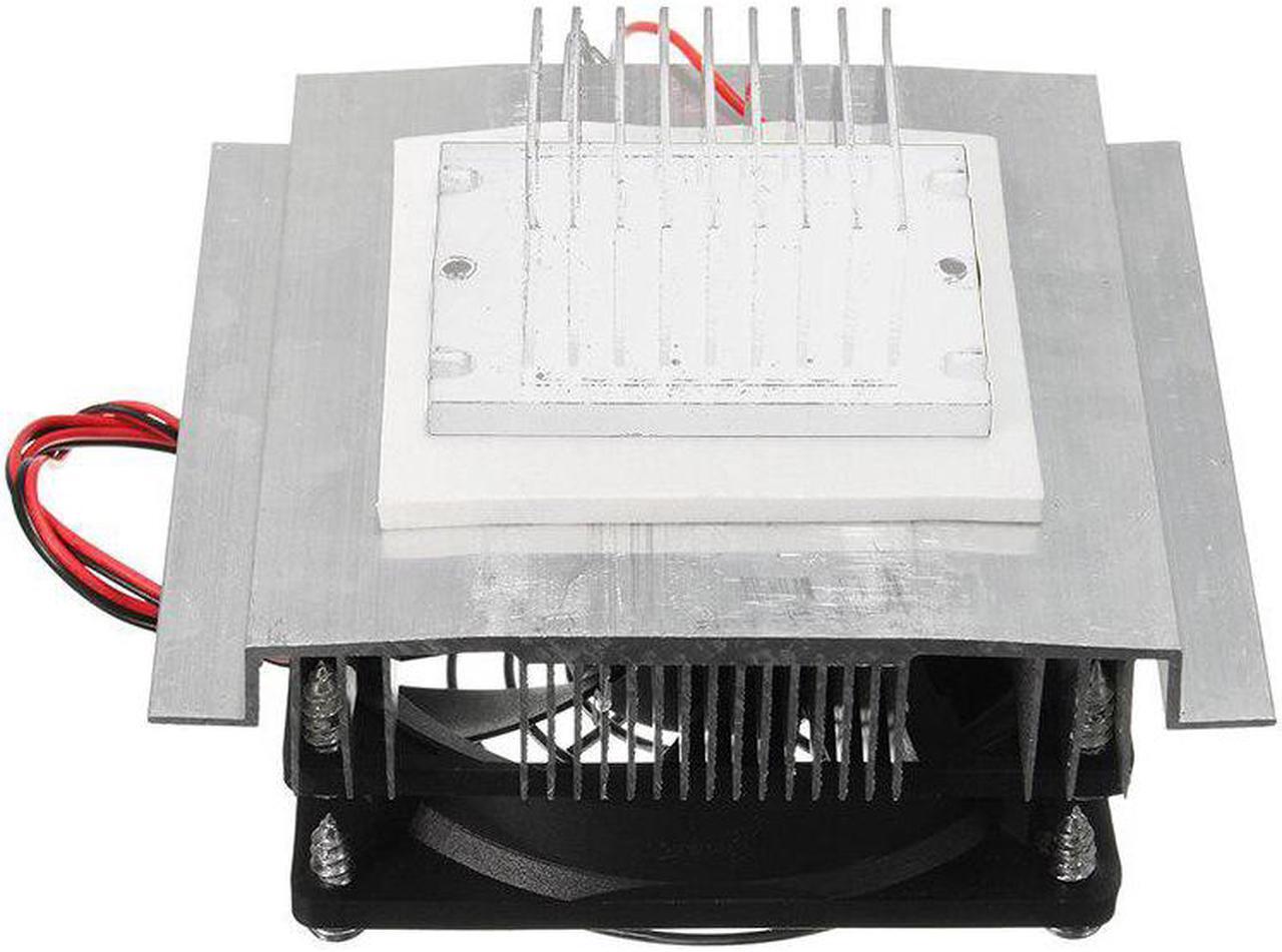 Alt view image 4 of 5 - Air Conditioner Cooling System DIY Kit Thermoelectric Peltier Cooler Refrigeration DC 12V Semiconductor