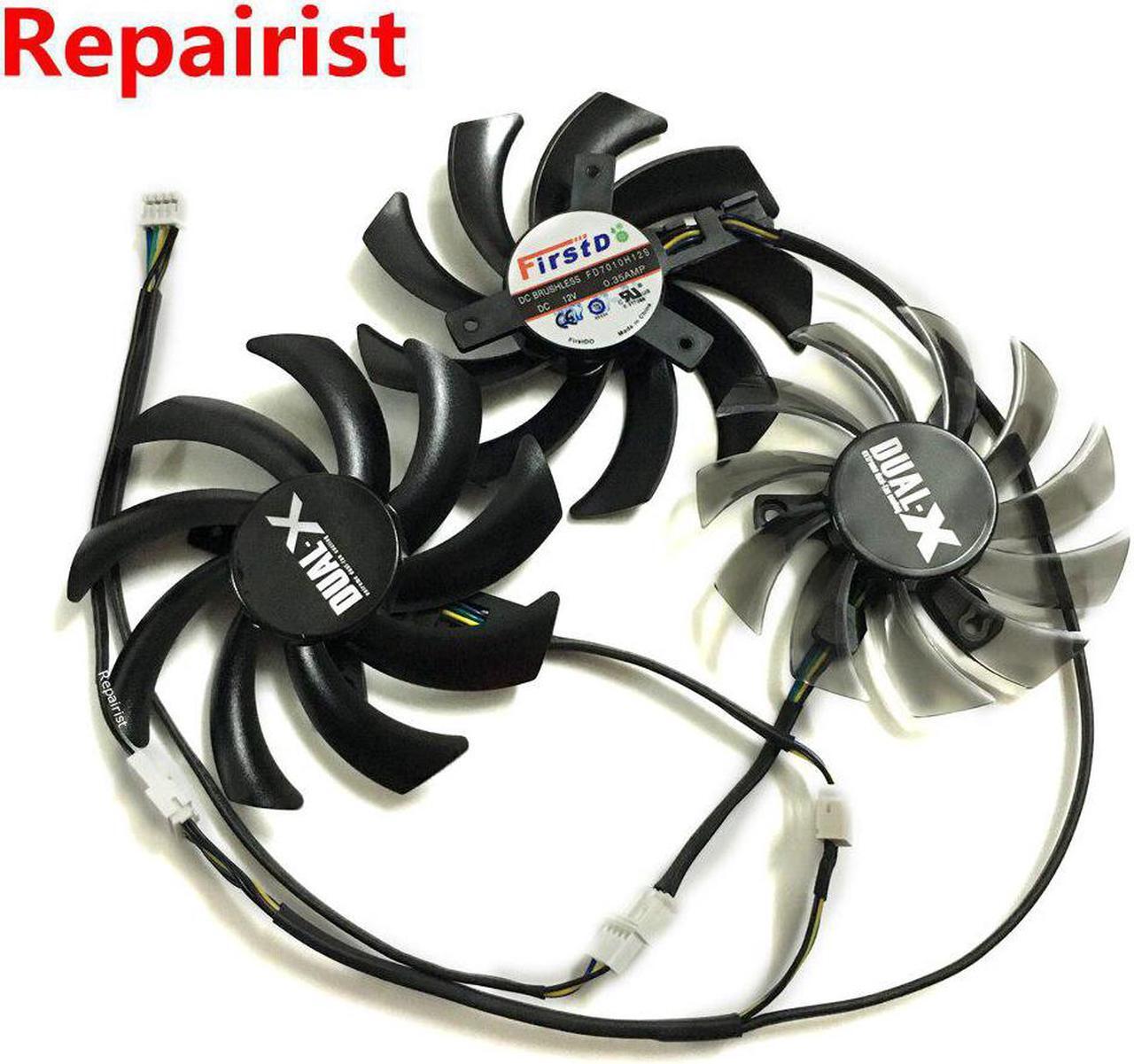 Main image of 3Pcs/set R9 290X R9 280X GPU VGA Cooler Graphics Card Fan For Sapphire R9 270X/280X/290/290X VAPOR X OC TOXIC Video Card Cooling