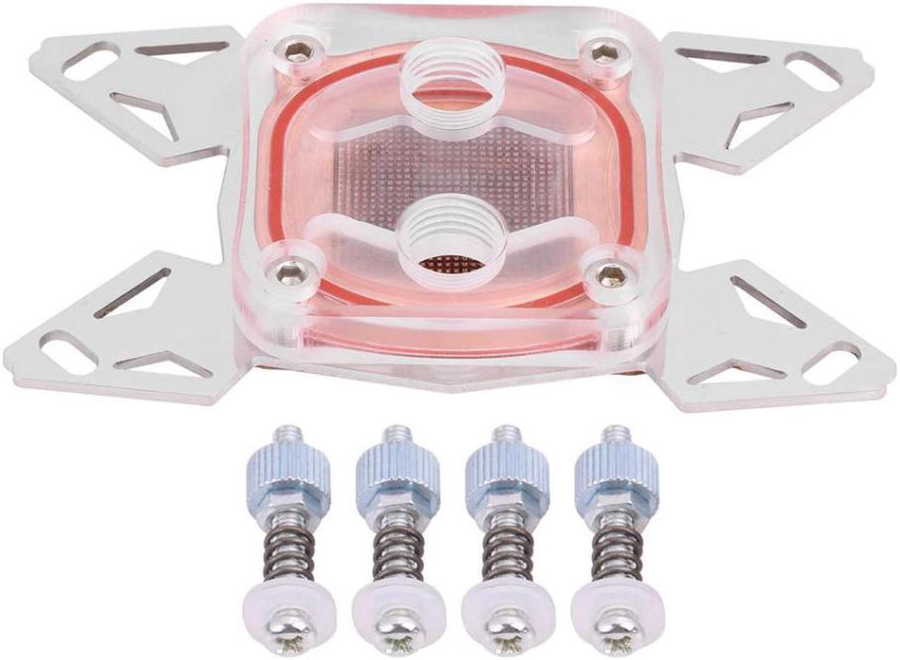 Alt view image 2 of 6 - Copper CPU Cooler Water Cooling Water Block for Intel LGA 1155 2011 AMD AM4 Computer Components Fans Cooling