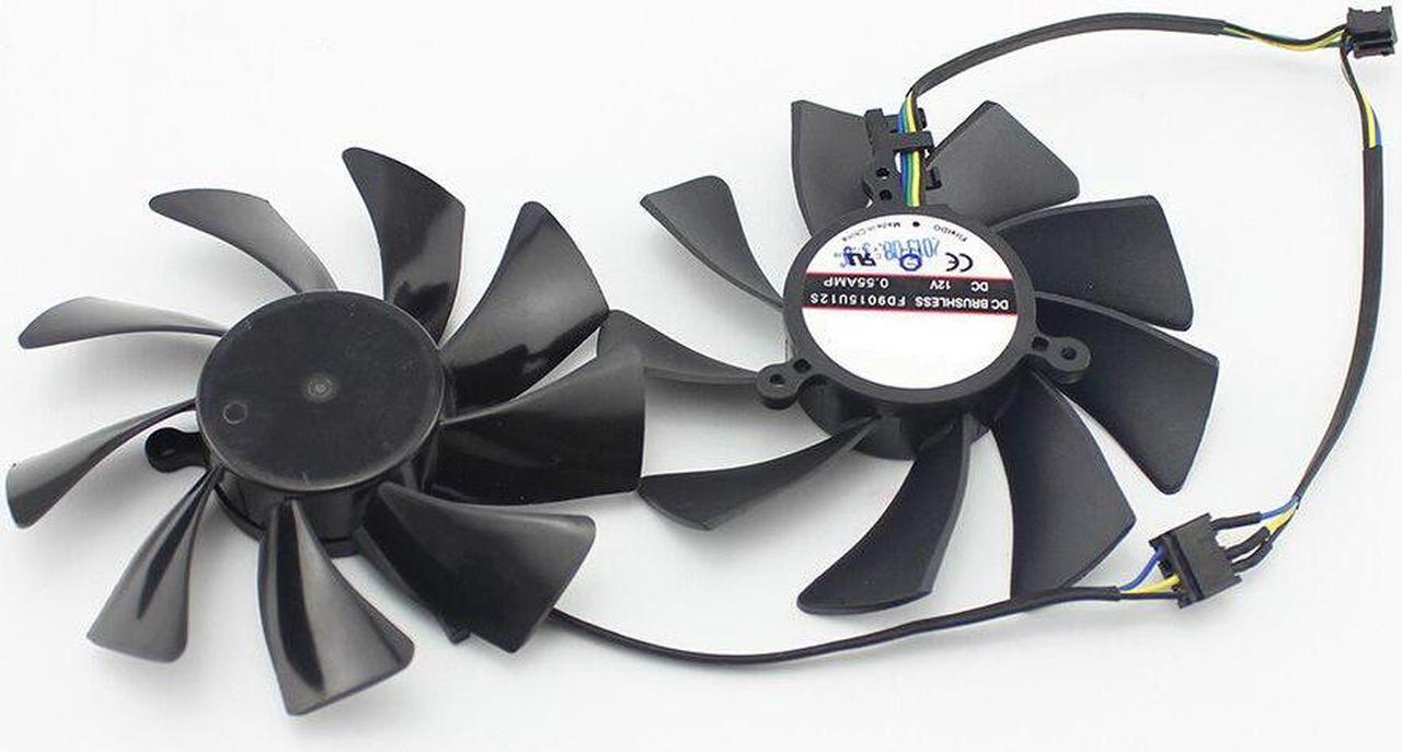 Alt view image 4 of 5 - 85MM FD9015U12S 4Pin DC 12V Cooling Fan Replacement For XFX HD7950 HD 7970 7950 Dual X Graphics Video Card Cooler Fan