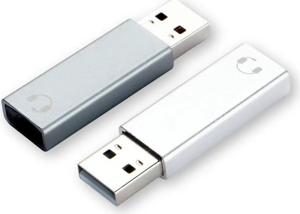 Main image of 2 IN 1 USB External Sound Card to 3.5MM jack 7.1 channel microphone headset HD audio adapter for PC notebook