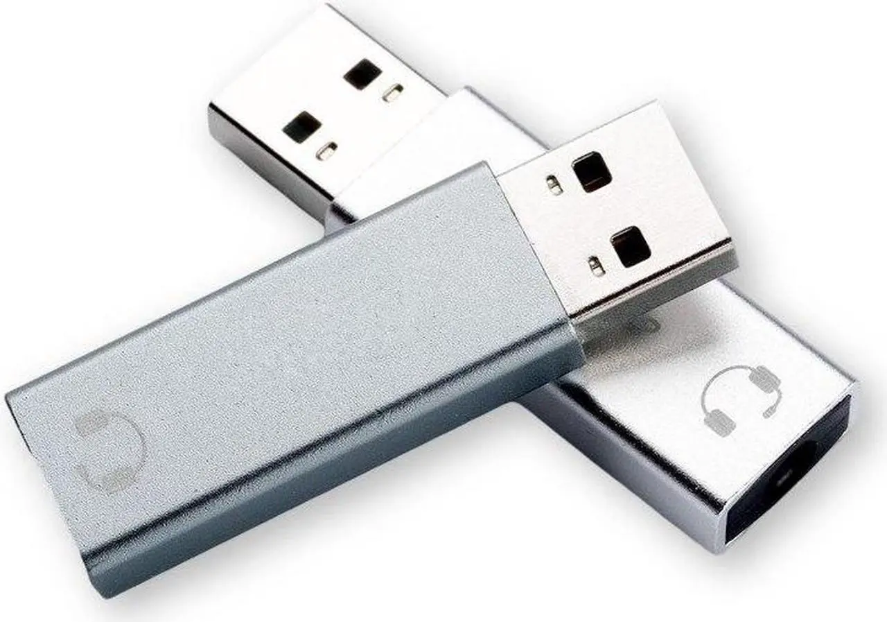 Alt view image 2 of 6 - 2 IN 1 USB External Sound Card to 3.5MM jack 7.1 channel microphone headset HD audio adapter for PC notebook