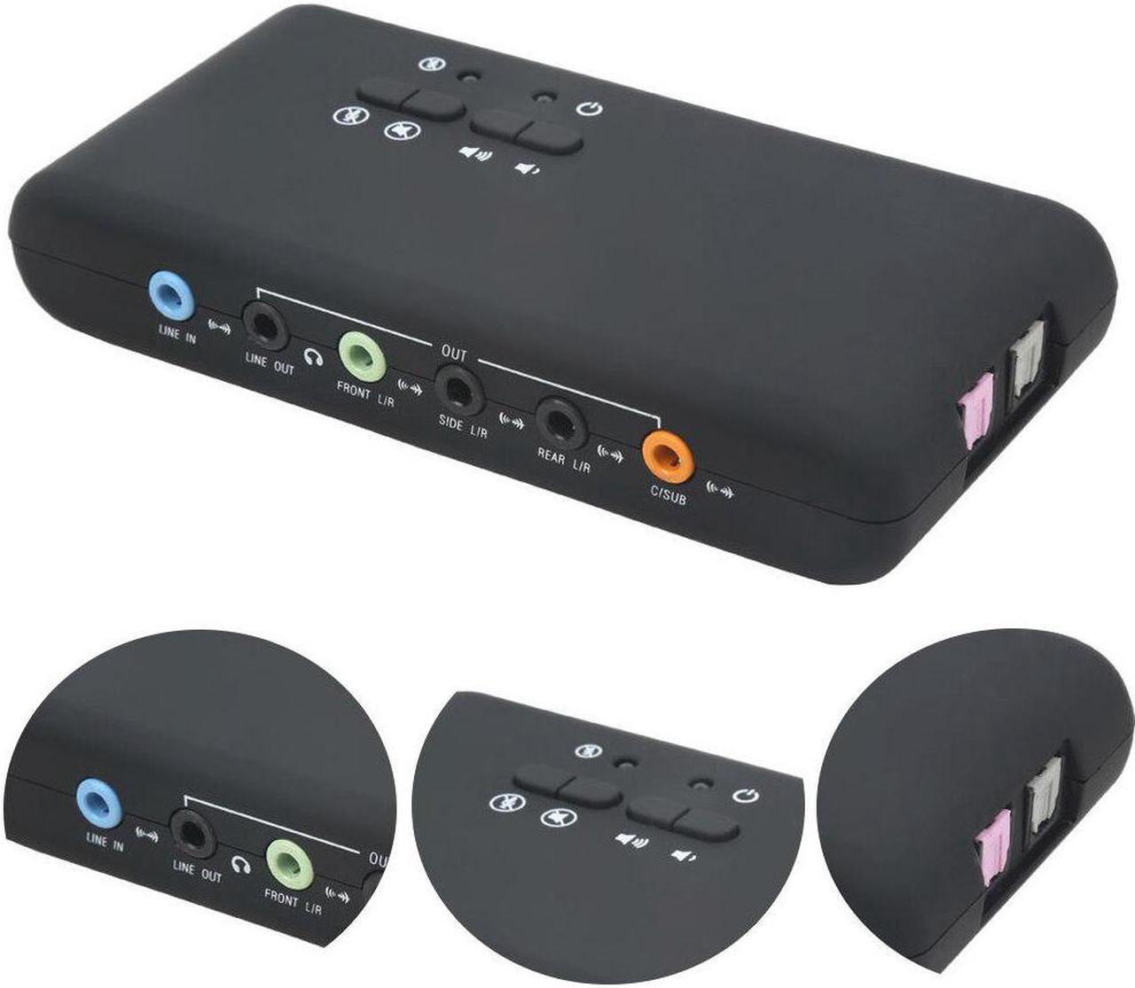 Alt view image 6 of 6 - Audio External 3D Interface Sound Card Surround Sound Stereo USB Recording Dynamic Digital Playback 7.1 Channel Optical Fiber