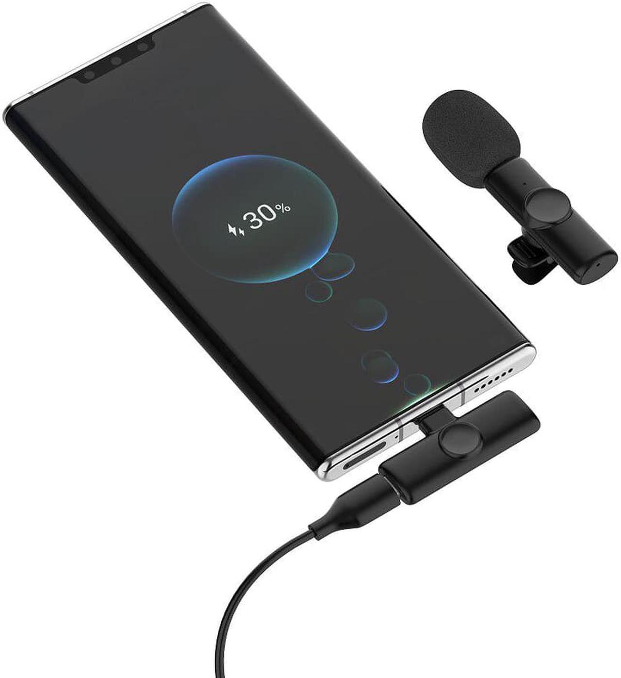 Alt view image 5 of 6 - Wireless Lapel Microphone Microphone For Phone Bluetooth Wireless Mini Tiktok Karaoke Microphone Sound Card Professional