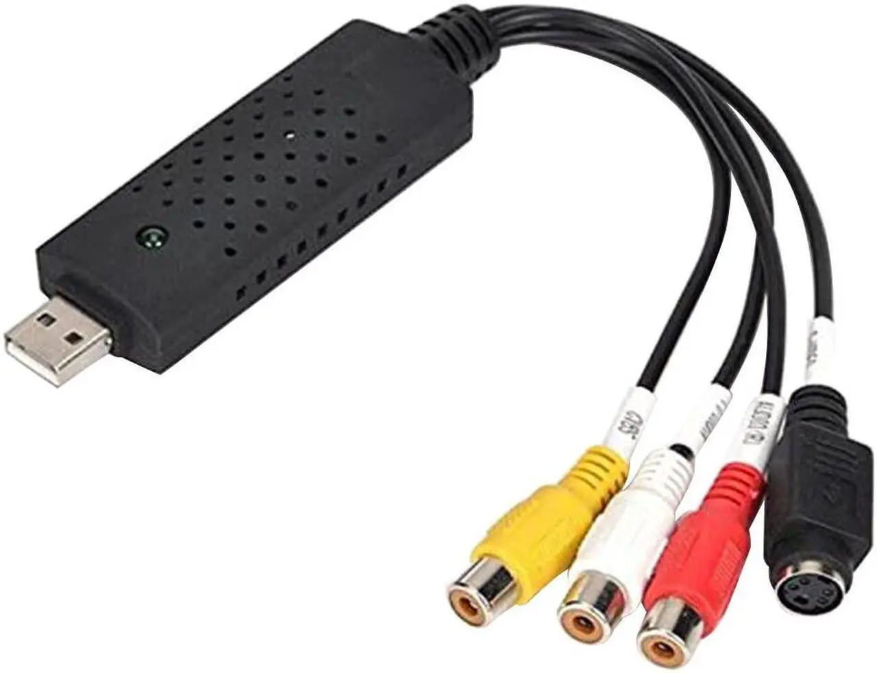 Alt view image 5 of 6 - USB 2.0 Capture Card 1 Channel VCR VHS TV to DVD Converter Video Audio Adapter Video Tuner Box Grabber Compatible
