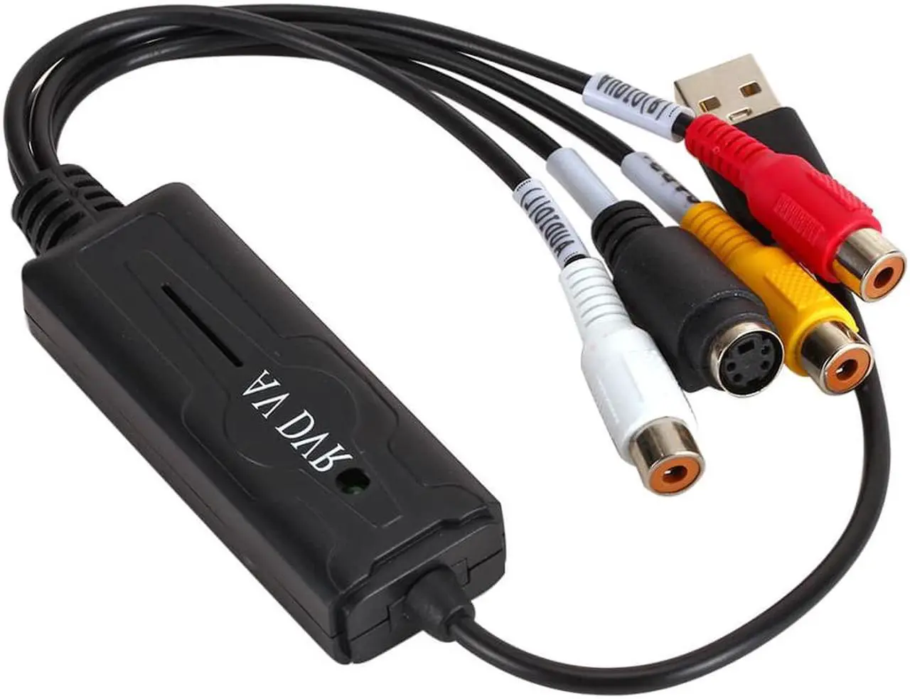 Alt view image 2 of 6 - Video Tuner Box Grabber Compatible USB 2.0 Video Capture Card Portable RCA Converter Adapter for DV/Hi8/VHS TV DVD