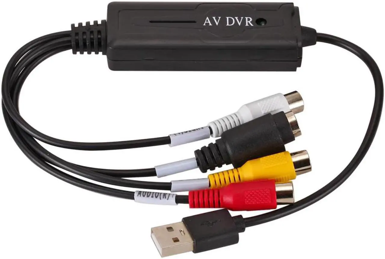 Alt view image 4 of 6 - Video Tuner Box Grabber Compatible USB 2.0 Video Capture Card Portable RCA Converter Adapter for DV/Hi8/VHS TV DVD