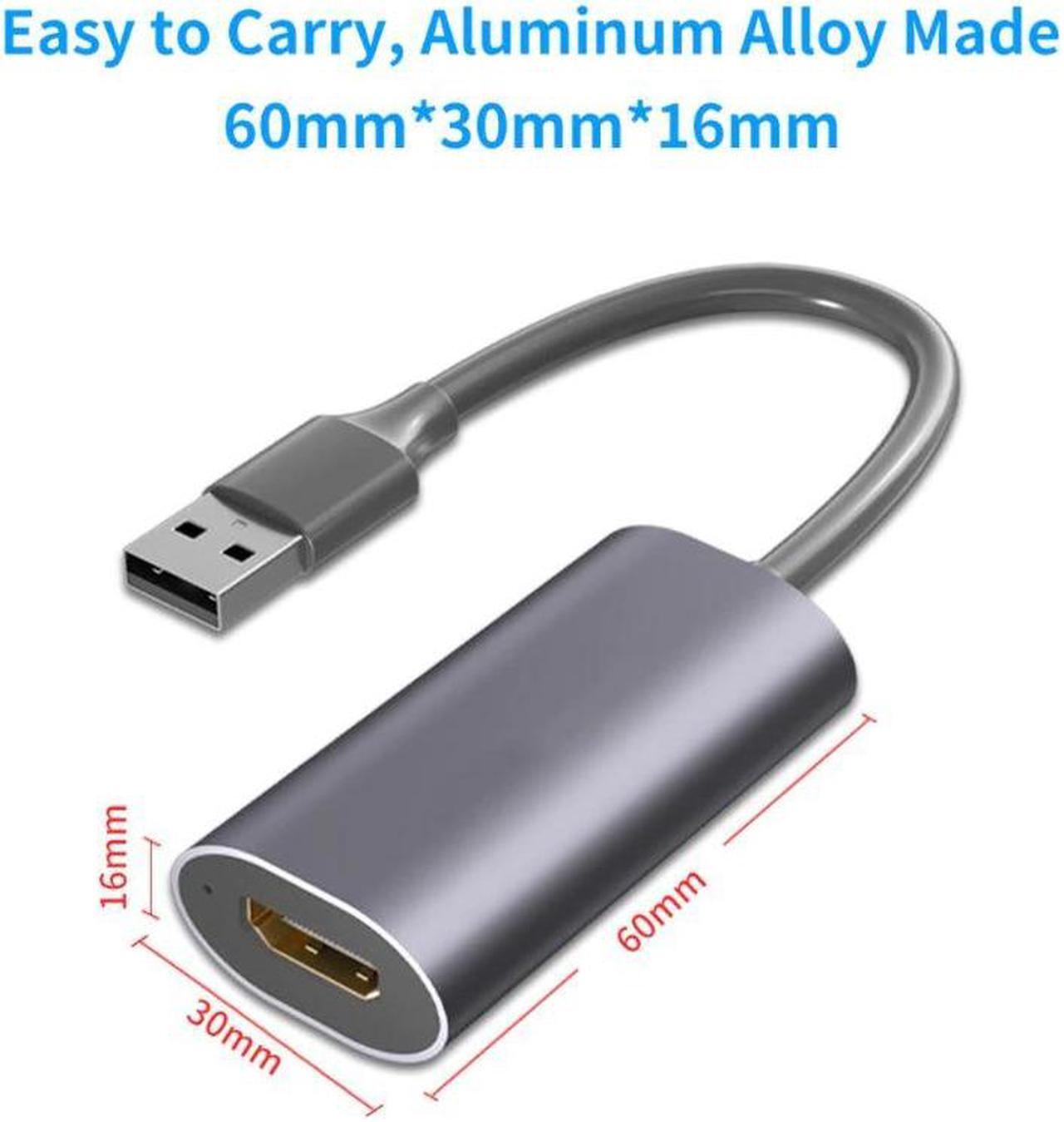 Alt view image 6 of 6 - HDMI-compatible to USB2.0 Video Capture Card 1080P Recorder Video Live Streaming Game Video Real Time Streaming for Wii