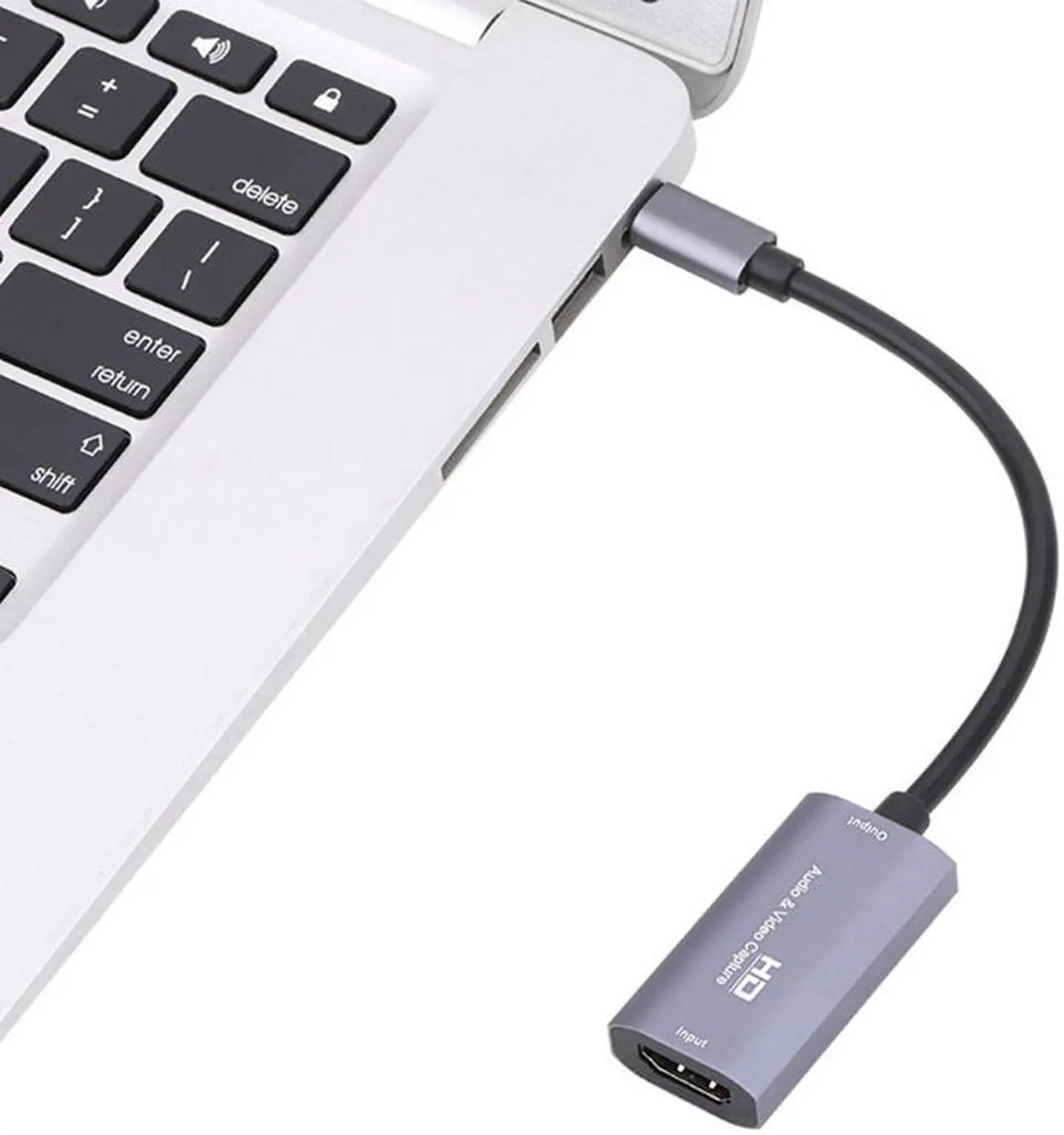 Alt view image 6 of 6 - High Definition Game Live Video Capture Card 4K 60Hz USB C HDMI-compatible Input Output for Game Live Broadcast