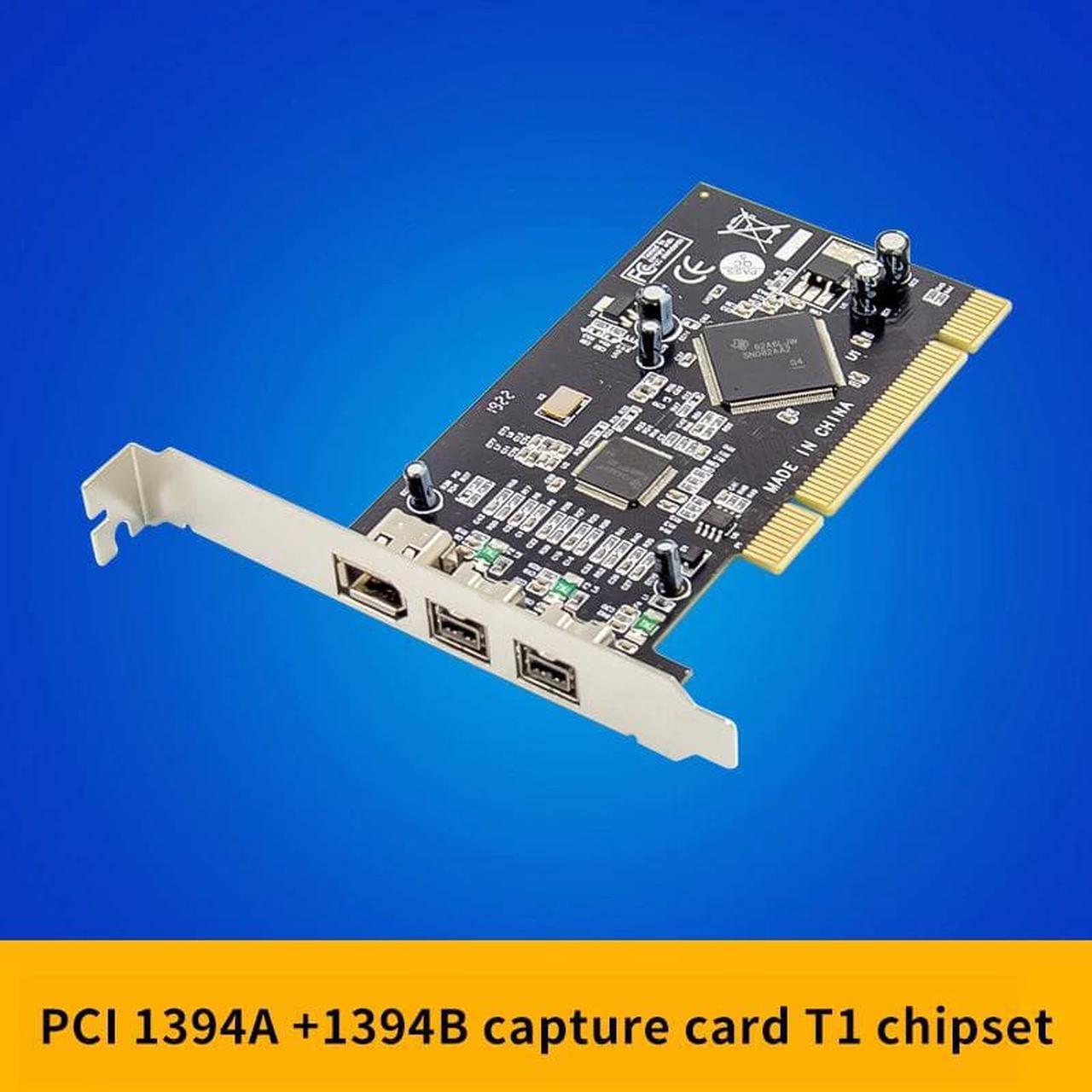 Alt view image 2 of 6 - PCI 1394A 1394B Video Capture Card for FireWire 800 IEEE 1394 Adapter HD Video Capture Card Converter