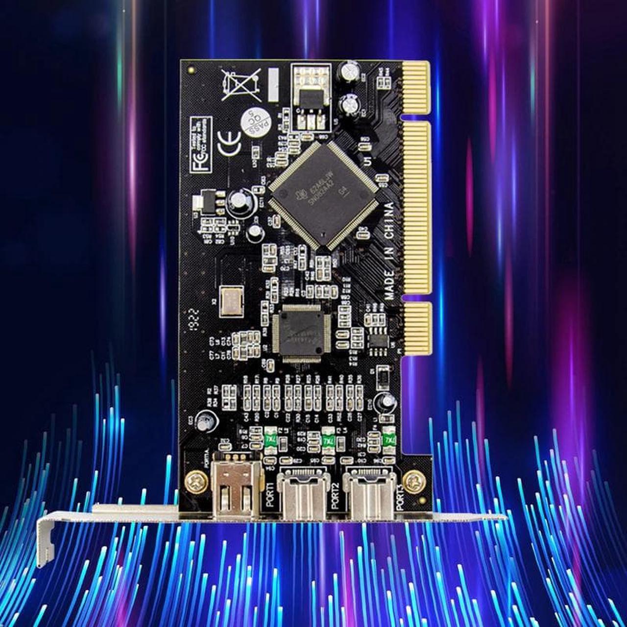 Alt view image 3 of 6 - PCI 1394A 1394B Video Capture Card for FireWire 800 IEEE 1394 Adapter HD Video Capture Card Converter