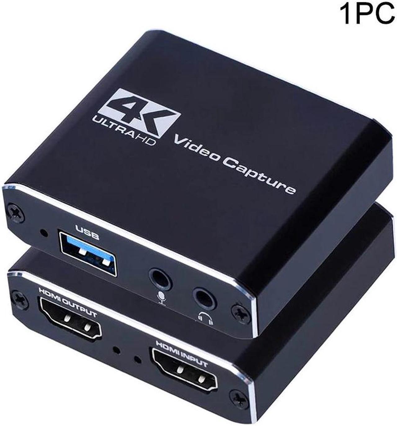 Alt view image 2 of 6 - Mini Portable USB3.0 PC Laptop Live Streaming With Mic Jack Multifunction Teaching Recording Video Card Universal 4K HD