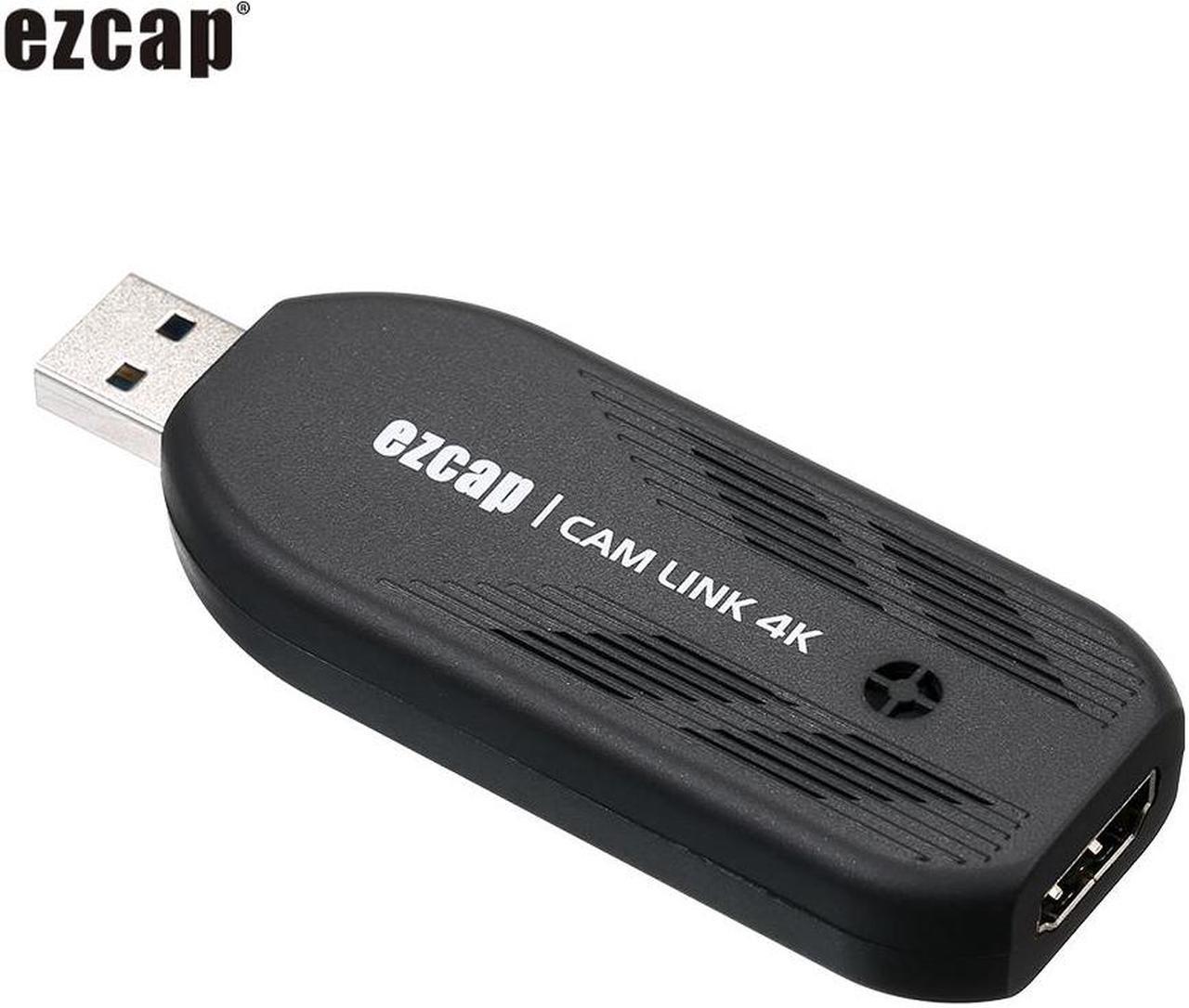 Ezcap CAM LINK 4K USB 3.0 Video Capture Card DLSR Camera Video Camera DV Live Broadcast Camera Capture Card Video Tuner Cards