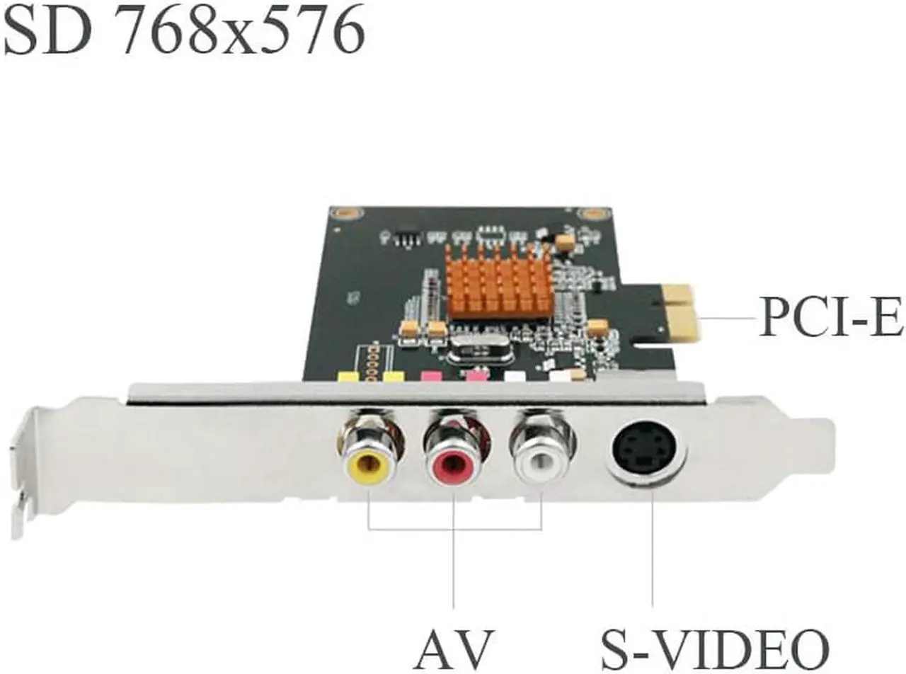 Alt view image 2 of 5 - LX725 SD 768x576 Video Capture Card With SDK DV Camera TV Box Magnetic Tape PCI-E Converter Support Windows XP 7 8 10