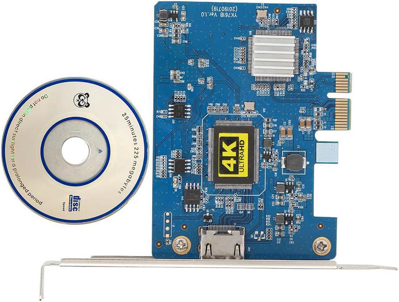 Main image of PVC PCI-E to HDMI-compatible High Definition Video Capture Card Support 4K 30Hz for Windows XP SP2 /Vista/Win7/Win8