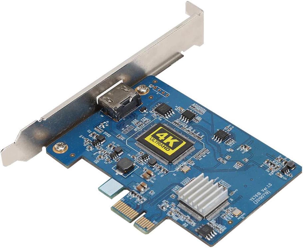 Alt view image 5 of 6 - PVC PCI-E to HDMI-compatible High Definition Video Capture Card Support 4K 30Hz for Windows XP SP2 /Vista/Win7/Win8