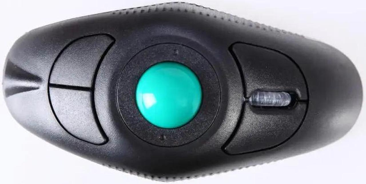 Alt view image 3 of 5 - 2.4GHz air thumb control handheld wireless mouse pointer with optical tracking ball laser beam Y-10L handheld trackball mouse