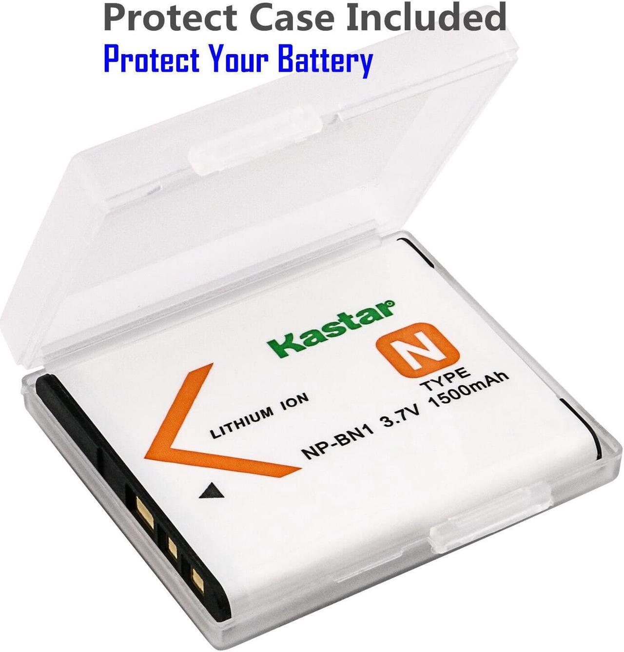 Alt view image 2 of 4 - Kastar AC Wall Battery Charger Replacement for Sony NP-BN1, Type N Battery, Sony BC-CSN, BC-CSNB Charger, Sony Cyber-shot DSC-WX80, Cyber-shot DSC-WX100 Cameras
