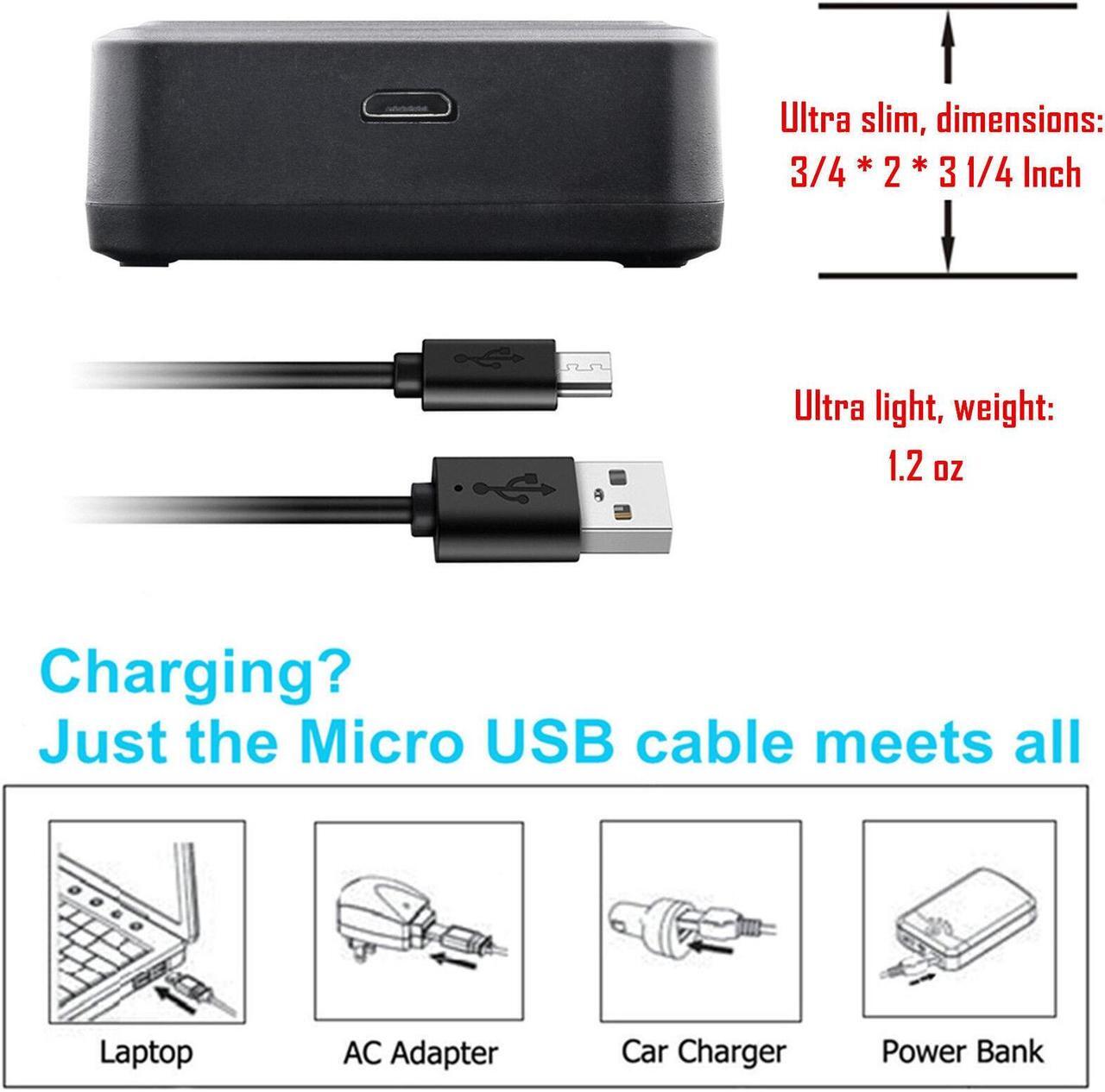 Alt view image 2 of 4 - Kastar LCD Triple USB Battery Charger Compatible with Fujifilm FinePix JX400 JX405 JX420 JX500 JX520 JX530 JX540 JX550 JX560JX580 JX590 JX600 JX650 JX660 JX680 JX690 JX700 JX710 JZ100 JZ110