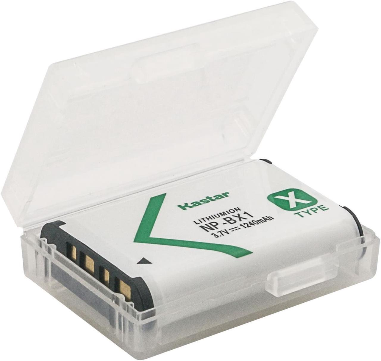 Alt view image 2 of 6 - Kastar 3 Pack NP-BX1 Battery and LCD Triple USB Charger Compatible with Sony NP-BX1, Type X, X-Series Rechargeable Battery Pack, Sony BC-CSX, BC-CSXB, BC-TRX, ACC-TRBX Charger, Shooting Grip VCT-SGR1