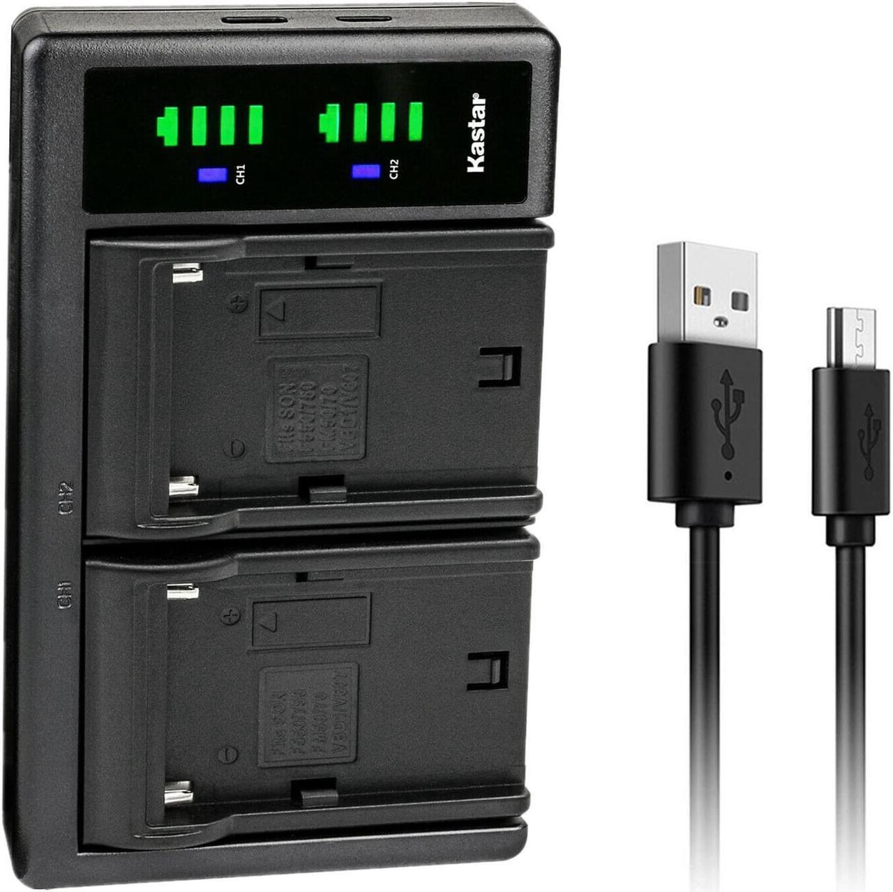 Main image of Kastar NP-F550/F570 LTD2 USB Battery Charger Replacement for Sony CCD-TRV37 CCD-TRV4 CCD-TRV41 CCD-TRV43 CCD-TRV45 CCD-TRV46 CCD-TRV47 CCD-TRV48 CCD-TRV49 CCD-TRV51 CCD-TRV510 MVC-FD73