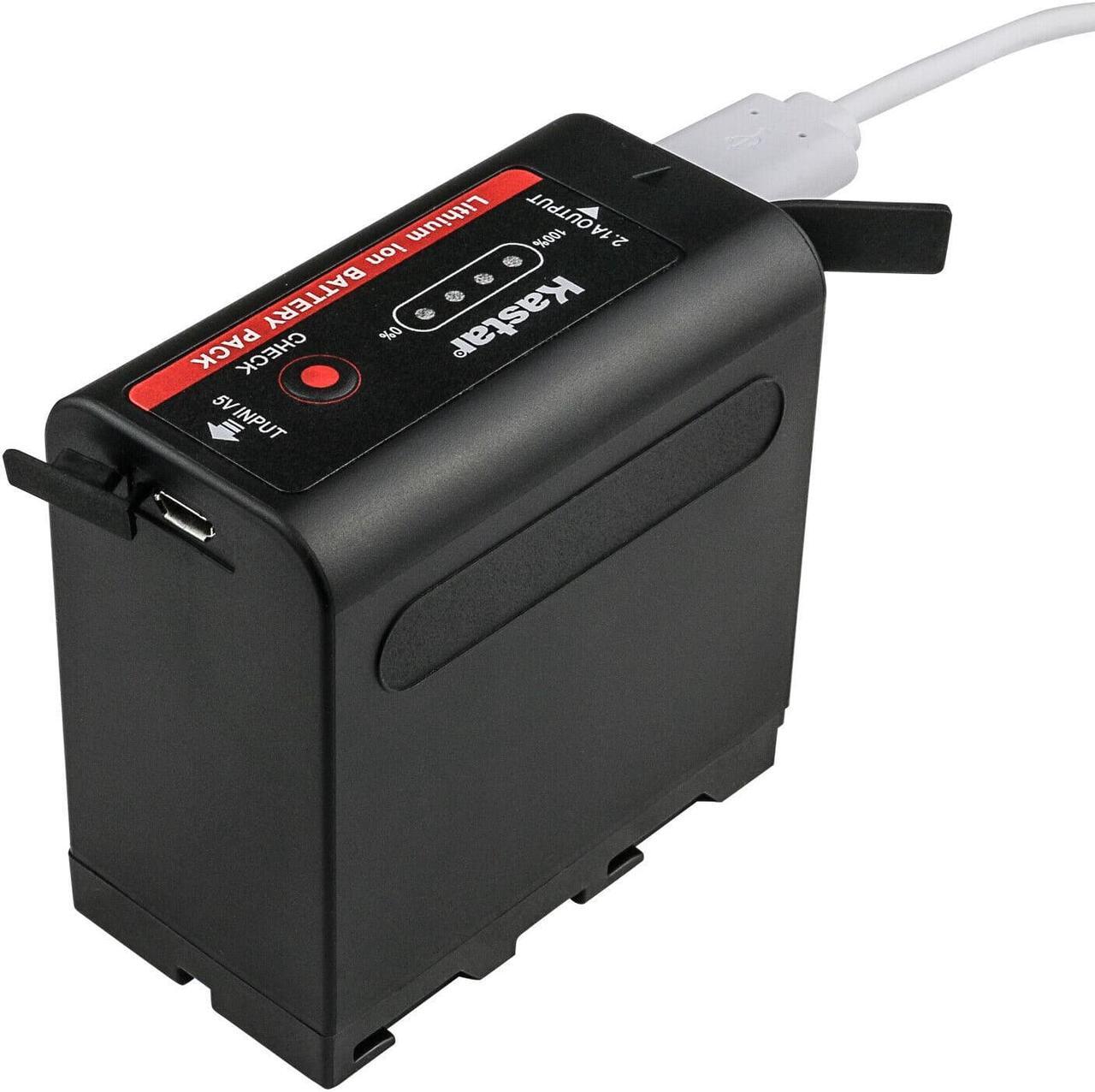 Alt view image 5 of 7 - Kastar 2-Pack Battery and AC Wall Charger Replacement for Sony MVC-FD92 MVC-FD95 MVC-FD97 MVC-FDR1 MVC-FDR3 PBD-D50 PBD-V30 PLM-100 PLM-50 PLM-A35 PLM-A55 Q002-HDR1 UPX-2000 NEX-EA50M NEX-FS100