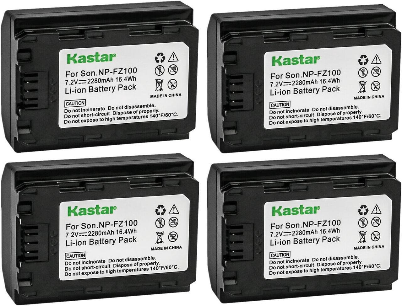 Main image of Kastar 4-Pack Battery Replacement for Sony Alpha A7 III 7III, Sony Alpha A7C 7C, Sony Alpha ILCE-7M3, Sony Alpha ILCE-7M3K, Sony Alpha A7R III 7R III, Sony Alpha A7R3 7R3, Sony Alpha ILCE-7RM3